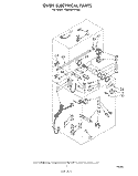 OVEN ELECTRICAL Diagram and Parts List for SM988PEPW0  Whirlpool Range