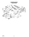 MANIFOLD Diagram and Parts List for SF370PEWW3  Whirlpool Range