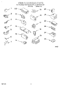 WIRING HARNESS Diagram and Parts List for 3LSR5233AN0  Whirlpool Washer