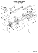 ICEMAKER PARTS, OPTIONAL PARTS (NOT INCLUDED) Diagram and Parts List for KBLS20ETSS00  KitchenAid Refrigerator