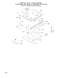 BURNER Diagram and Parts List for 1873^1A  Whirlpool Range