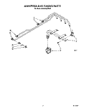 MANIFOLD AND TUBING Diagram and Parts List for KGCM860TBC0  KitchenAid Cooktop