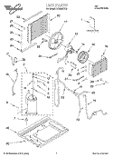 UNIT, LITERATURE Diagram and Parts List for ACM082XK0  Whirlpool Air Conditioner