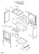 CHASSIS Diagram and Parts List for FEP330EQ1  Roper Range