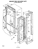 BREAKER TRIM AND LINER Diagram and Parts List for ED26MK1LWR0  Whirlpool Refrigerator