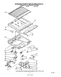 COMPARTMENT SEPARATOR Diagram and Parts List for ET18OKXWW00  Whirlpool Refrigerator