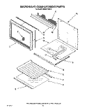 Part Location Diagram of 3184860 Whirlpool Seal, Foam (Top) (White or Almond Model)