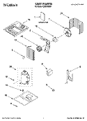 UNIT PARTS Diagram and Parts List for CAR24CSS0  Crosley Air Conditioner