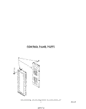 CONTROL PANEL Diagram and Parts List for MW8900XS2  Whirlpool Microwave