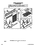 INSTALLATION Diagram and Parts List for ACQ184XX1  Whirlpool Air Conditioner