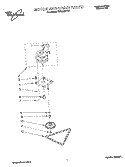 MOTOR AND DRIVE, LITERATURE Diagram and Parts List for TC8700XYP4  Whirlpool Trash Compactor