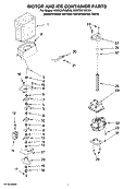 Part Location Diagram of 2317273 Whirlpool Ice Container
