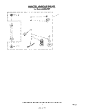 MISCELLANEOUS , LITERATURE AND OPTIONAL Diagram and Parts List for LA6380XPW1  Whirlpool Washer
