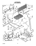 UNIT Diagram and Parts List for ET20DKXVW04  Whirlpool Refrigerator