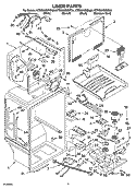 LINER PARTS Diagram and Parts List for KTRC22EMBT00  KitchenAid Refrigerator
