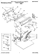 SECTION Diagram and Parts List for KEYE677BWH1  KitchenAid Dryer