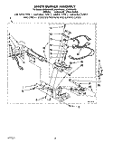 BURNER ASSEMBLY 694670 Diagram and Parts List for LGV5634AN0  Whirlpool Dryer