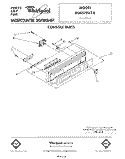 CONSOLE Diagram and Parts List for DU8570XT0  Whirlpool Dishwasher