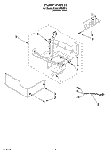PUMP PARTS Diagram and Parts List for KUIA15NRHS11  KitchenAid Ice Maker