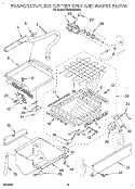 EVAPORATOR, ICE CUTTER GRID AND WATER Diagram and Parts List for KUIS185DWH0  KitchenAid Ice Maker