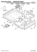 COOKTOP PARTS Diagram and Parts List for KESA907PBL02  KitchenAid Range