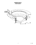 HEATER Diagram and Parts List for KUDA22ST4  KitchenAid Dishwasher