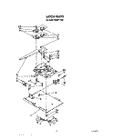 LATCH Diagram and Parts List for KEMI371TBL1  KitchenAid Microwave Oven Combo