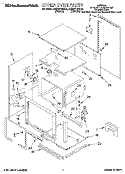 Part Location Diagram of 3187885 Whirlpool Vent, Middle Trim (White Model)