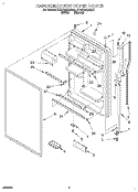 REFRIGERATOR DOOR Diagram and Parts List for KTHC18KDAL01  KitchenAid Refrigerator