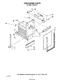 CONTAINER Diagram and Parts List for TU4000XRP1  Whirlpool Trash Compactor
