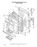 REFRIGERATOR DOOR Diagram and Parts List for ET25DMXVW03  Whirlpool Refrigerator