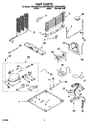 UNIT PARTS Diagram and Parts List for GR2FHMXPS02  Whirlpool Refrigerator