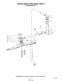 UPPER WASH AND RINSE Diagram and Parts List for KUDC210S3  KitchenAid Dishwasher