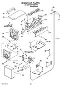 ICEMAKER PARTS Diagram and Parts List for KSSP42QMS03  KitchenAid Refrigerator