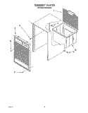 SECTION Diagram and Parts List for AD0402XA2  Whirlpool Dehumidifier