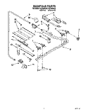 MANIFOLD Diagram and Parts List for FGP325AL0  Roper Range