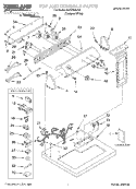 TOP AND CONSOLE, LIT/OPTIONAL Diagram and Parts List for SGDS800JQ0  Whirlpool Dryer