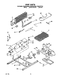 UNIT Diagram and Parts List for RT20CKXZW00  Roper Refrigerator