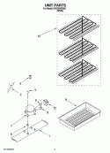 UNIT PARTS Diagram and Parts List for EV070FXRQ01  Whirlpool Freezer