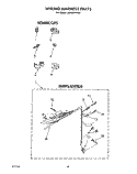 WIRING HARNESS Diagram and Parts List for LA9480XWG0  Whirlpool Washer