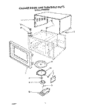 SECTION Diagram and Parts List for MT2080XYQ0  Whirlpool Microwave