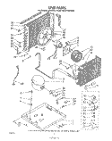 SECTION Diagram and Parts List for ACW144XM0  Whirlpool Air Conditioner