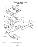 COOKTOP AND MANIFOLD , LITERATURE AND OPTIONAL Diagram and Parts List for SF3004SRW0  Whirlpool Range