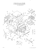OVEN DOOR Diagram and Parts List for B9307^0  Roper Wall Oven