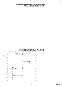MISCELLANEOUS Diagram and Parts List for 8LSR5132BG0  Whirlpool Washer