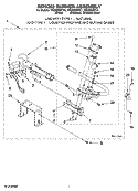 8576353 BURNER ASSEMBLY Diagram and Parts List for WGD9500TC1  Whirlpool Dryer