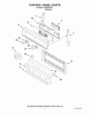 Part Location Diagram of W10340823 Whirlpool TRIM-BKGRD