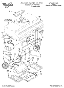 SECTION Diagram and Parts List for RH8336XBS0  Whirlpool Range Hood