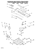 Part Location Diagram of W10246504 Whirlpool Transformer - 120V 60Hz