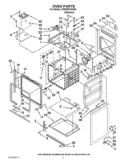OVEN PARTS Diagram and Parts List for KDRS807XSP00  KitchenAid Range
